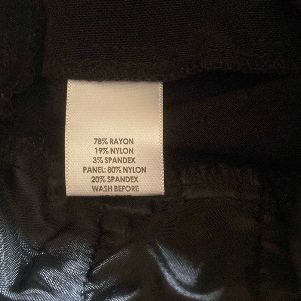 Kim Rogers Black Pull on Dress Pants Size 6 - Picture 6 of 6